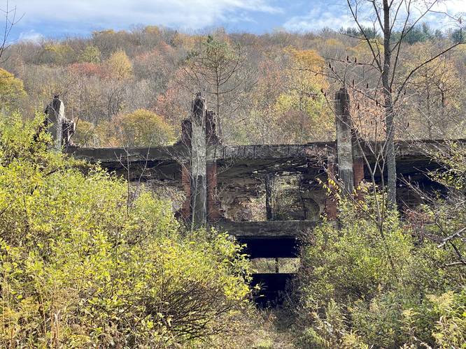 Bayless Paper Mill ruins