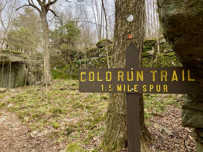 Cold Run Trail southern trailhead