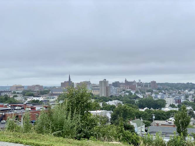 View of Portland, Maine from Fort Sumner Park