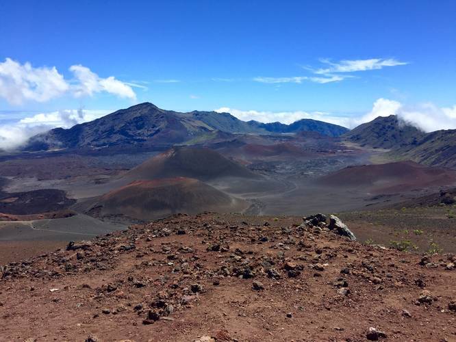 Vista of Haleakala Crater