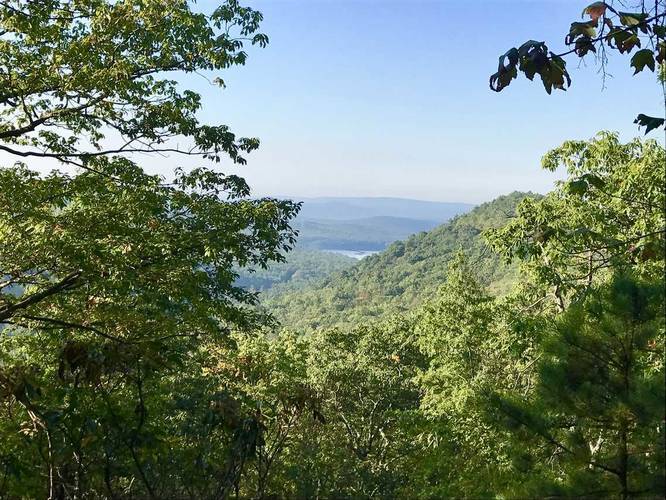 View of Rocky Knob and Pine Run Reservoir