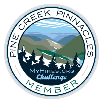 Pine Creek Pinnacles Winter Member sticker