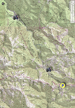 Small map for Big Bald Hike