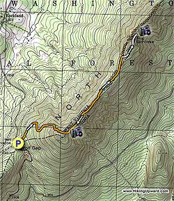 Small map for Big Schloss Hike