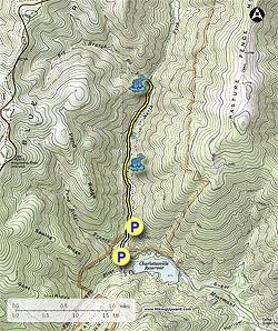 Small map for Moorman's River Hike
