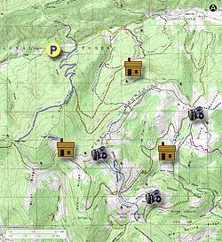 Small map for Mt. Rogers and Wilburn Ridge Hike