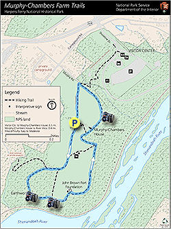 Small map for Murphy Chambers Farm Hike