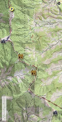Small map for Roan Highlands Hike
