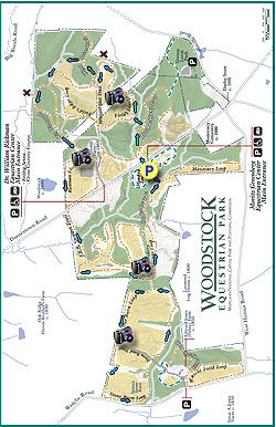 Small map for Woodstock Equestrian Park Loop