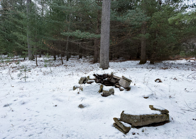 Camp spot I found a little off the trail.  