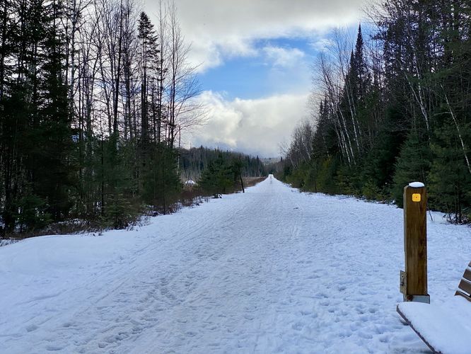 Osteetah trailhead Adirondack Rail Trail