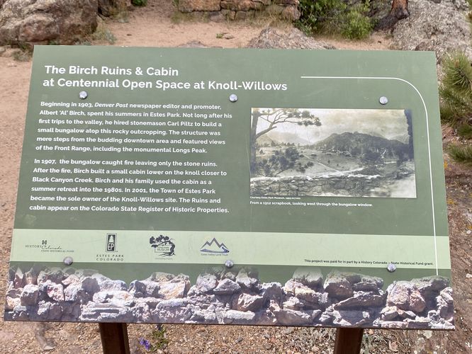 History of the Albert Birch cabin ruins