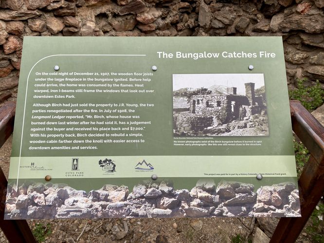 Albert Birch ruins history (fire)