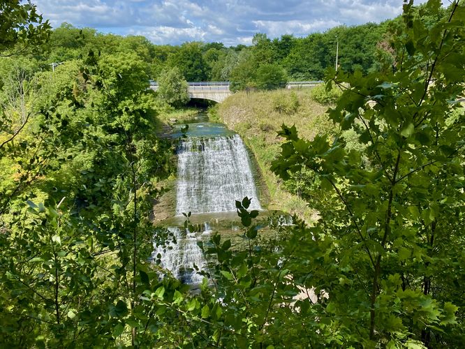 View of View of Albion Falls (approx. 19 meters / 52 feet) from Lover's Leap