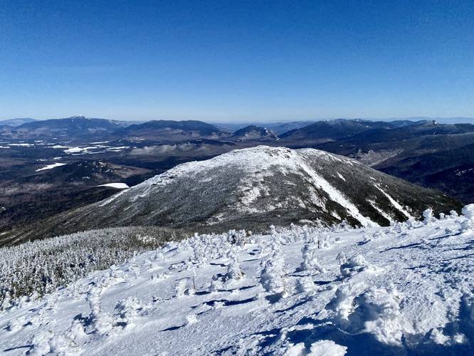 View of Wright Peak and Adirondack Mountains in the distance