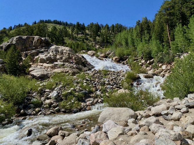 Alluvial Fan waterfall (approx. 40 feet tall)