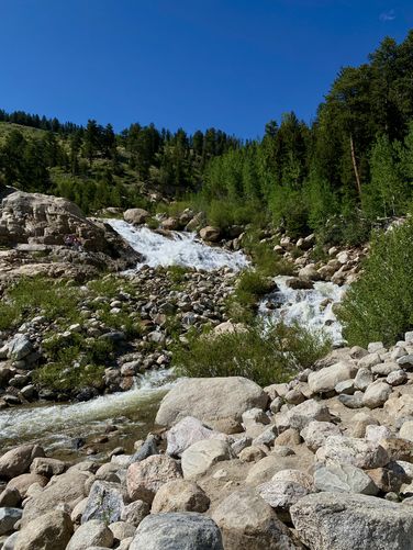 Alluvial Fan waterfall (approx. 40 feet tall)