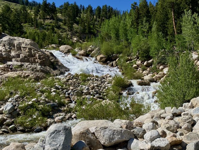 Alluvial Fan waterfall (approx. 40 feet tall)