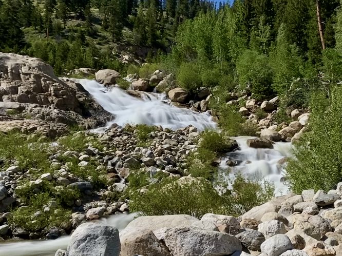 Alluvial Fan waterfall (approx. 40 feet tall)