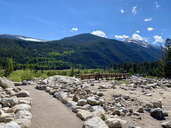 View of mountains within the Endovalley