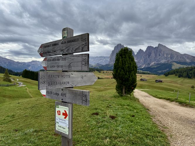 Turn to Sanon Hutte / Baita Sannon restaurant