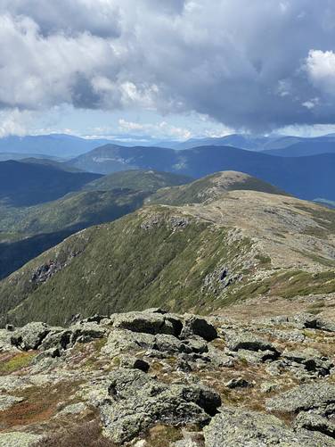 View from Mt. Monroe's summit of Presidential Range