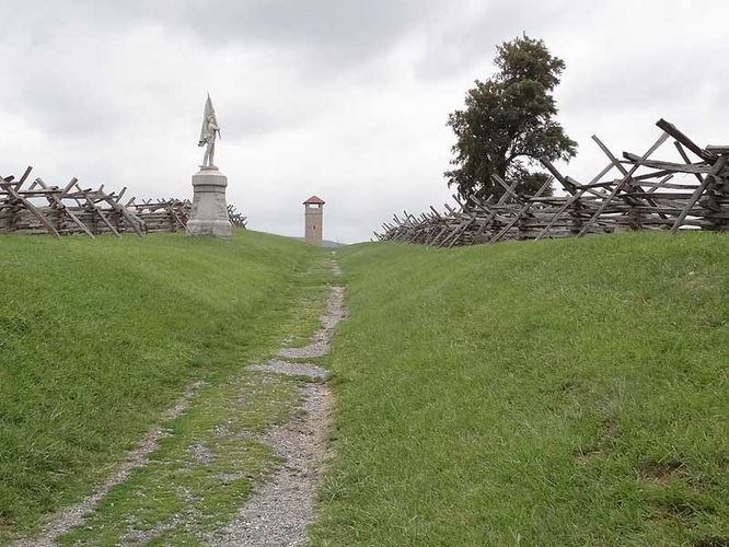 Picture 4 of Antietam Bloody Lane Hike 082411