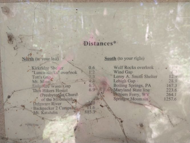 Not TOO far from Mt. Katahdin, the goal of Thru-hikers headed North