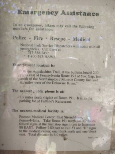 Emergency information that could be a life saver.