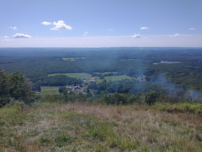 Vista - One of the views from the hike. People were camping here and must have had a lovely view of the Stars.