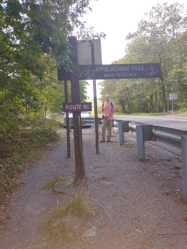 Safely back at the Trailhead at the end of our hike.