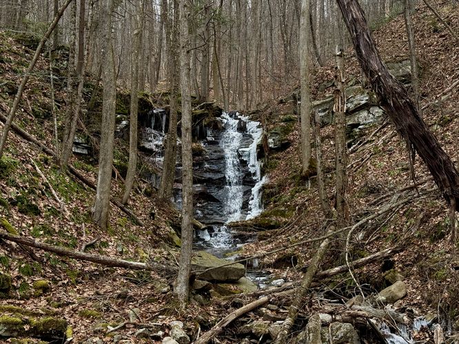 Andrea Falls (20-feet tall) as seen from downstream