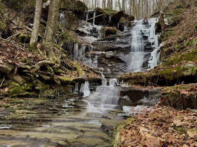 Andrea Falls (20-feet tall)