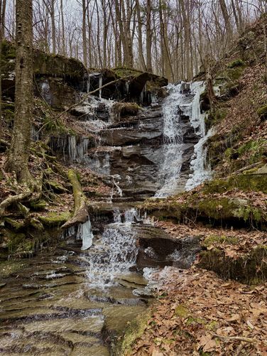 Andrea Falls (20-feet tall)