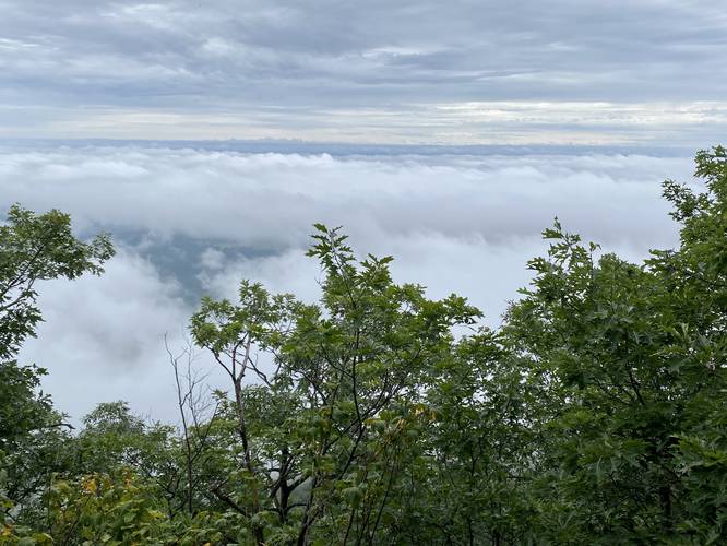 Overlook of the Hudson River Valley (fogged-in)