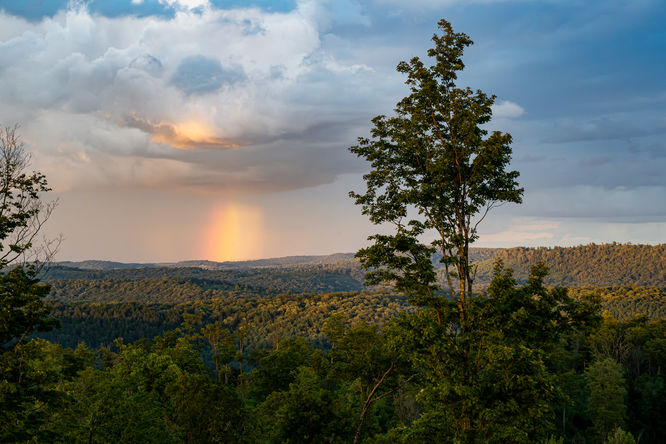 Evening rainbow
