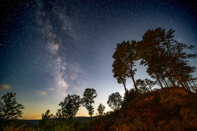 Milky Way before the cloud cover