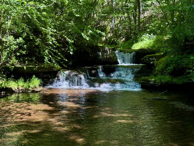 Little Morris Falls, approx. 6-feet tall