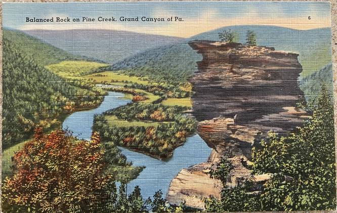 Balanced Rock postcard (early 1900s)