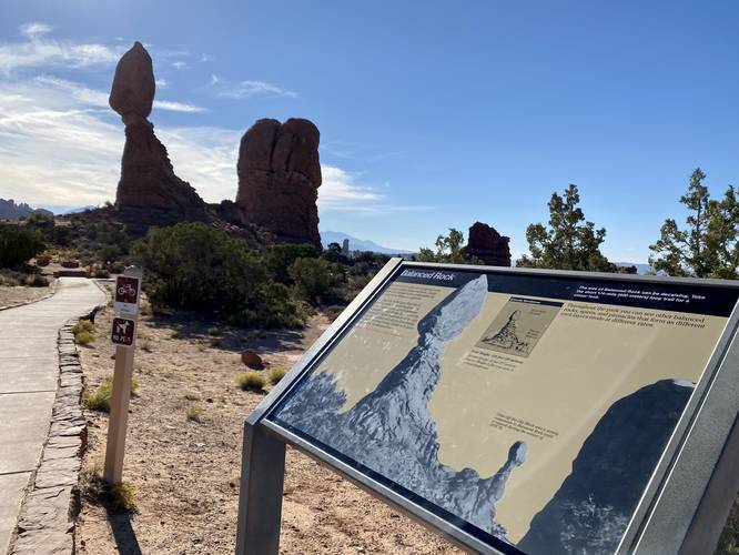 Balanced Rock Trail trailhead