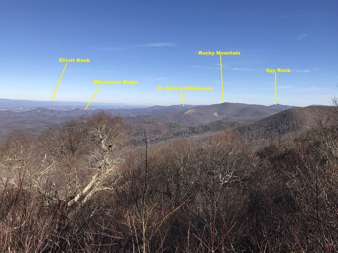 Picture 11 of Bald Knob and Cold Mountain Hike