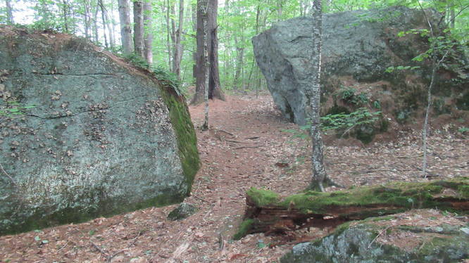 Interesting Rocks back on Tudor Trail