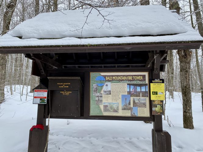 Bald Mountain Fire Tower trailhead