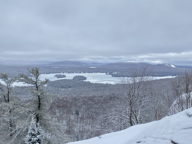 View of First, Second, Third Lakes from Bald Mountain