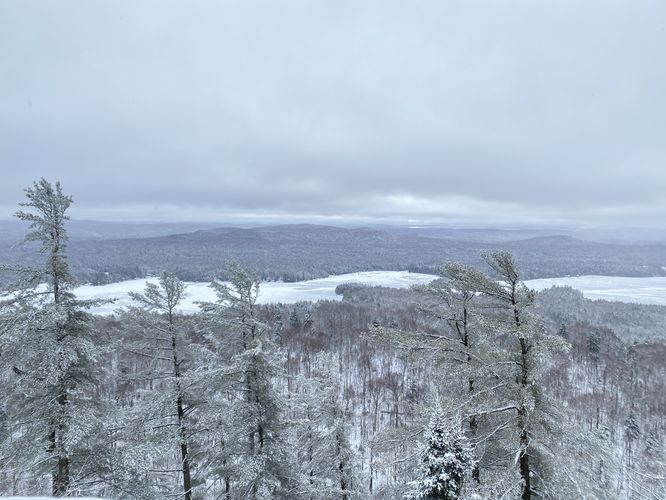 View of First, Second, Third Lakes from Bald Mountain