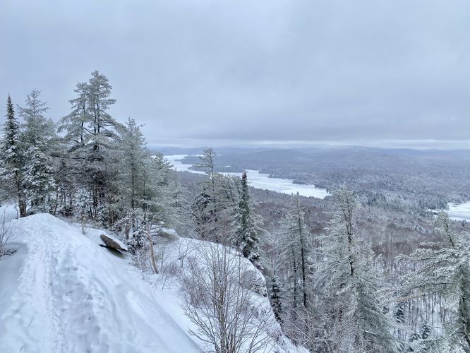 View of Fourth Lake from Bald Mountain Fire Tower