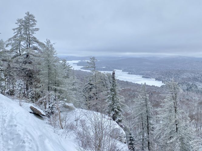 View of Fourth Lake from Bald Mountain Fire Tower