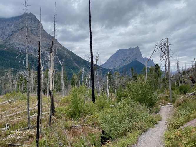 Little Chief Mountain (left) and Dusty Star Mountain (right)