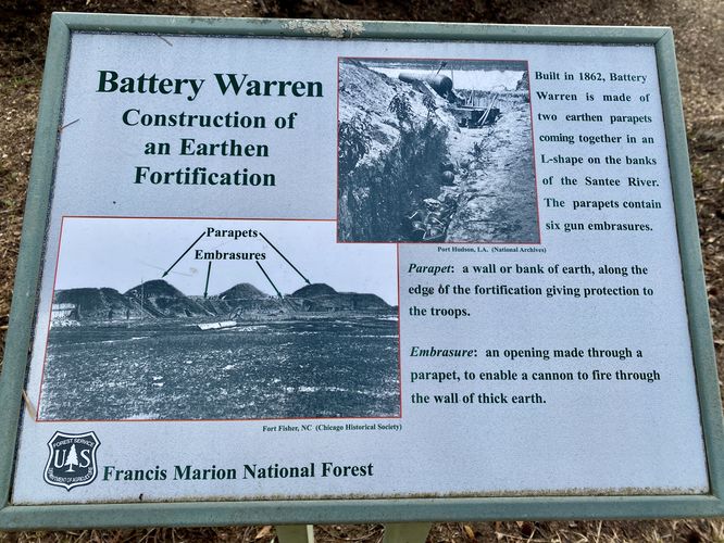 Battery Warren historical info kiosk