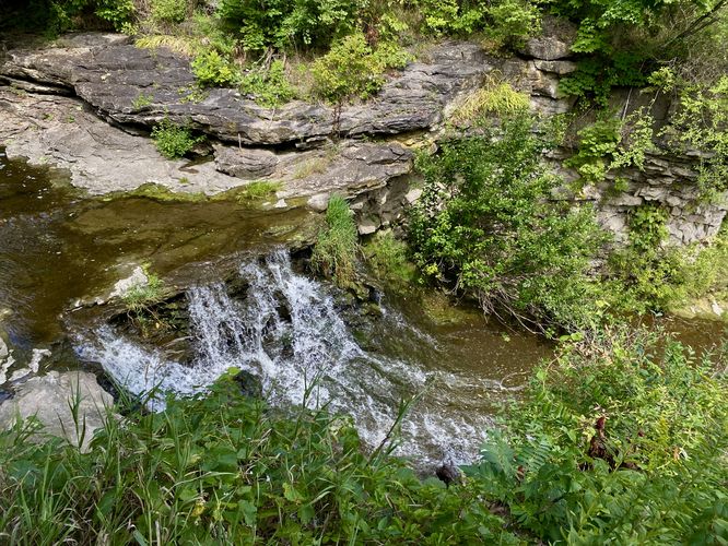 Upper Beamer's Falls, approx. 3-meters / 10-feet